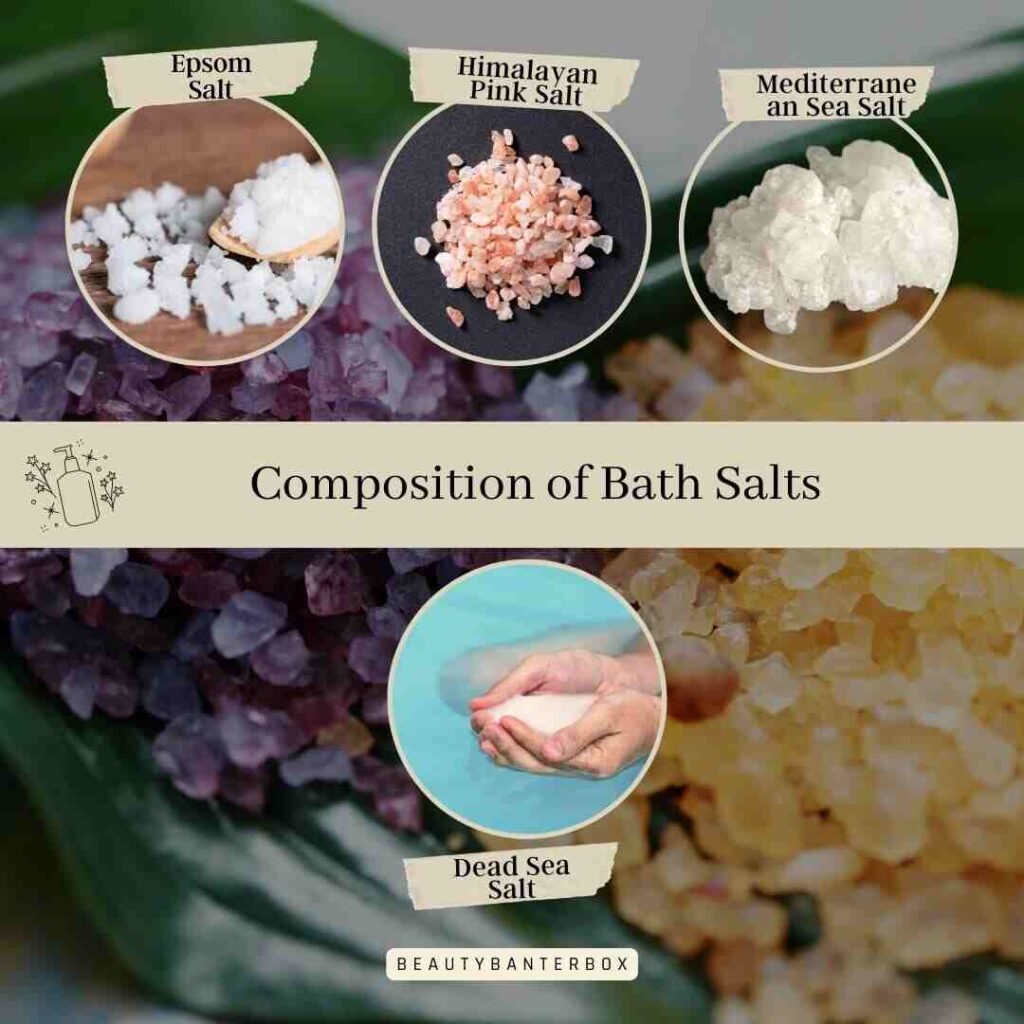 Vibrant Composition of Bath Salts - A Feast for the Senses