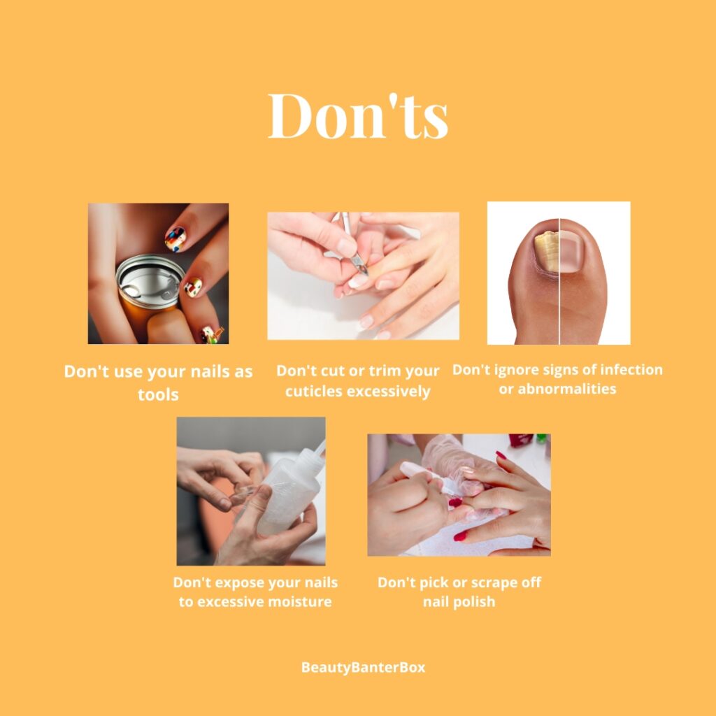 The do's and don'ts for stronger nails.
