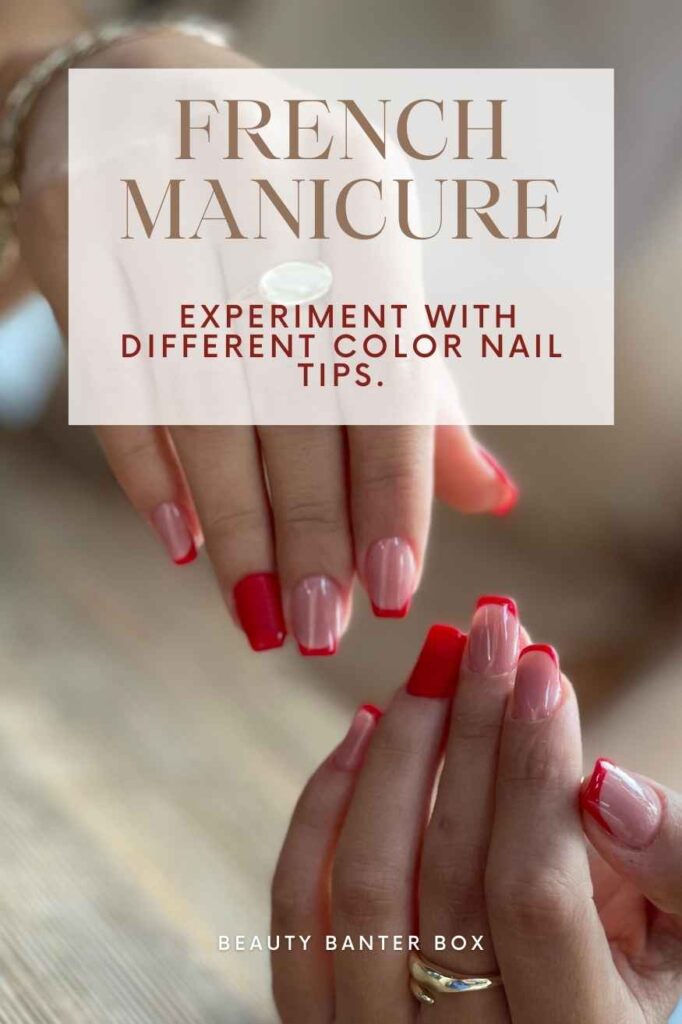 French Manicure with Colorful Nail Tips - Explore Your Style
