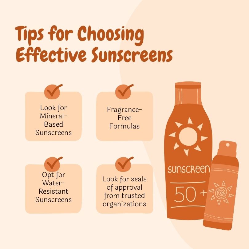   Guidelines for Selecting Sunscreen.