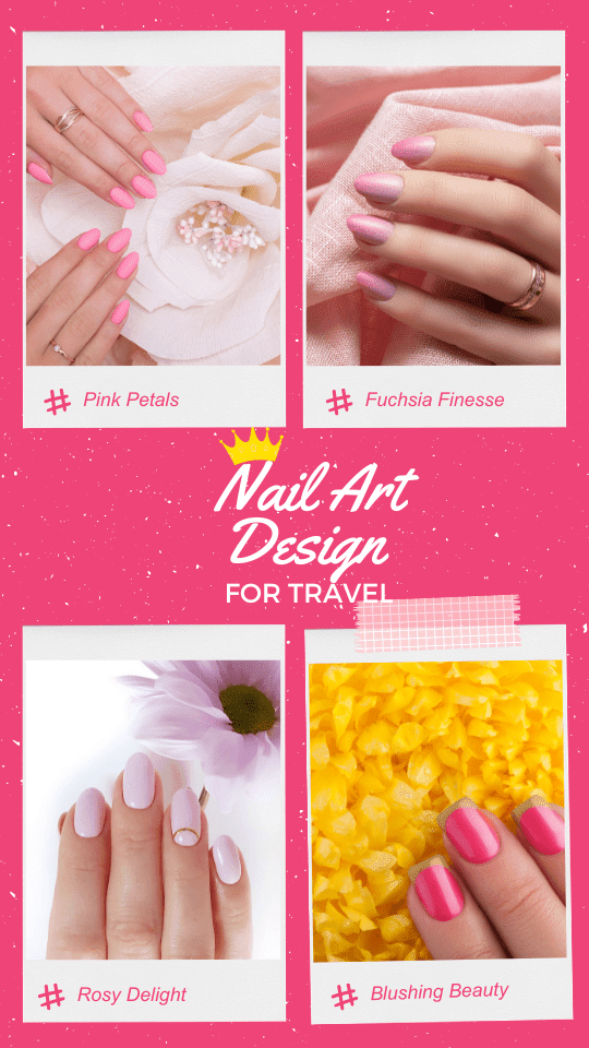 4 types of Nail Art Designs for travel