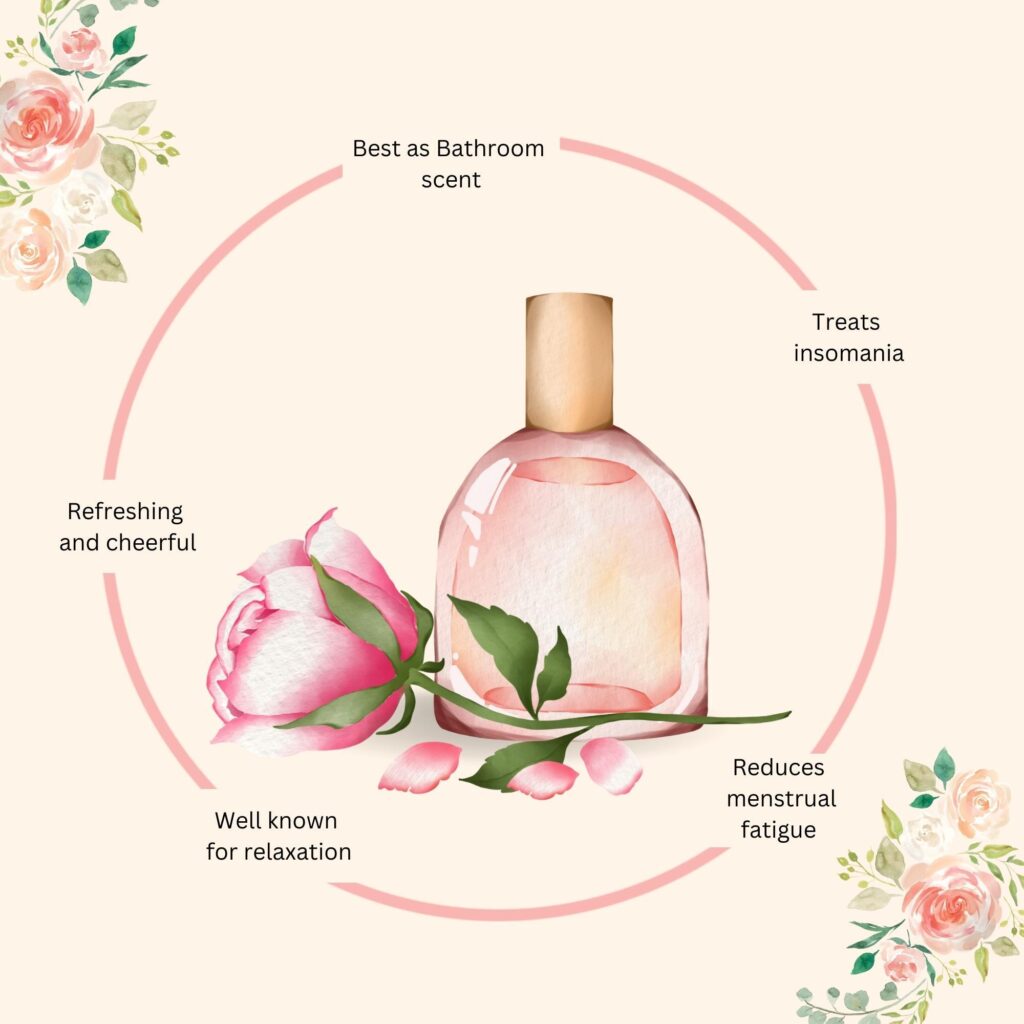 Rose petals fragrances