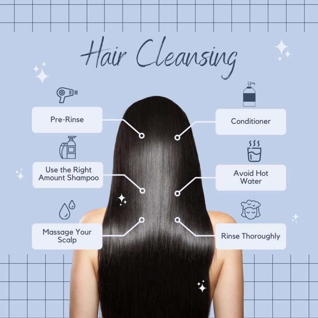 Hair shampoo tips